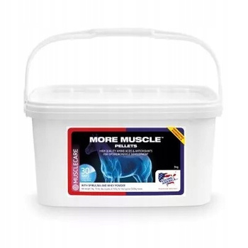 Equine America More Muscle Pellets 3kg - podporuje budování svalové hmoty