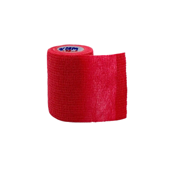 Self-adhesive cohesive ProWrap bandage, 5 × 450 cm - red